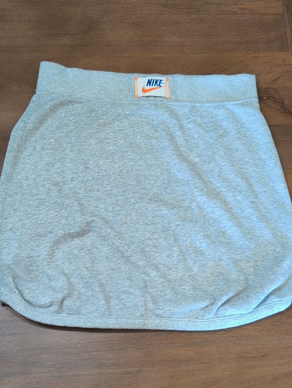 Nike Light Gray Casual Athletic Mini Skirt